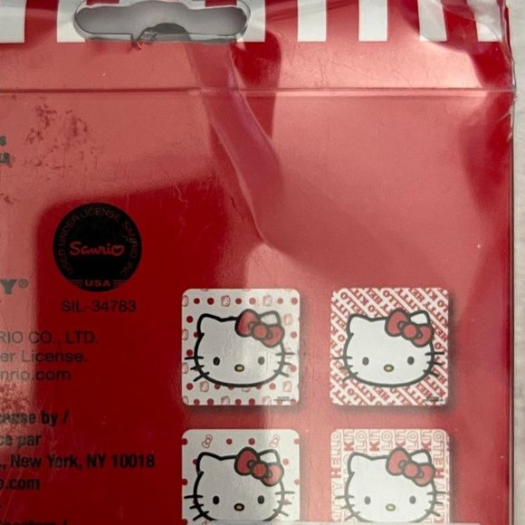 Hello Kitty Sanrio Red Bow Glass Coasters - Picture 5 of 5